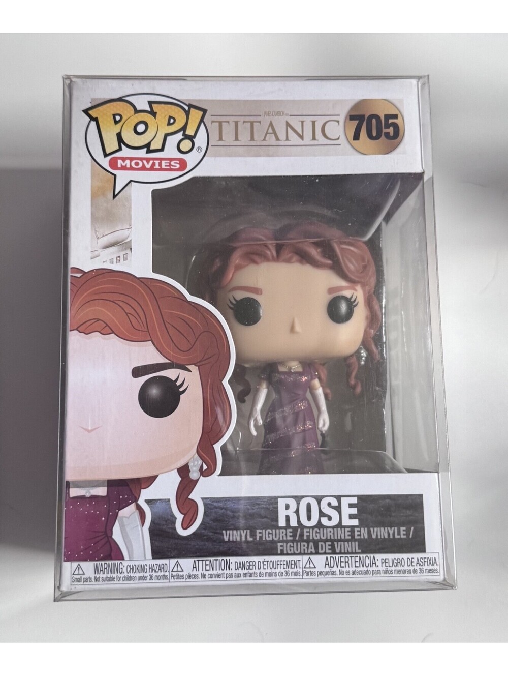 Funko Pop! Movies Titanic Rose #705 Vinyl Figure Damaged Box